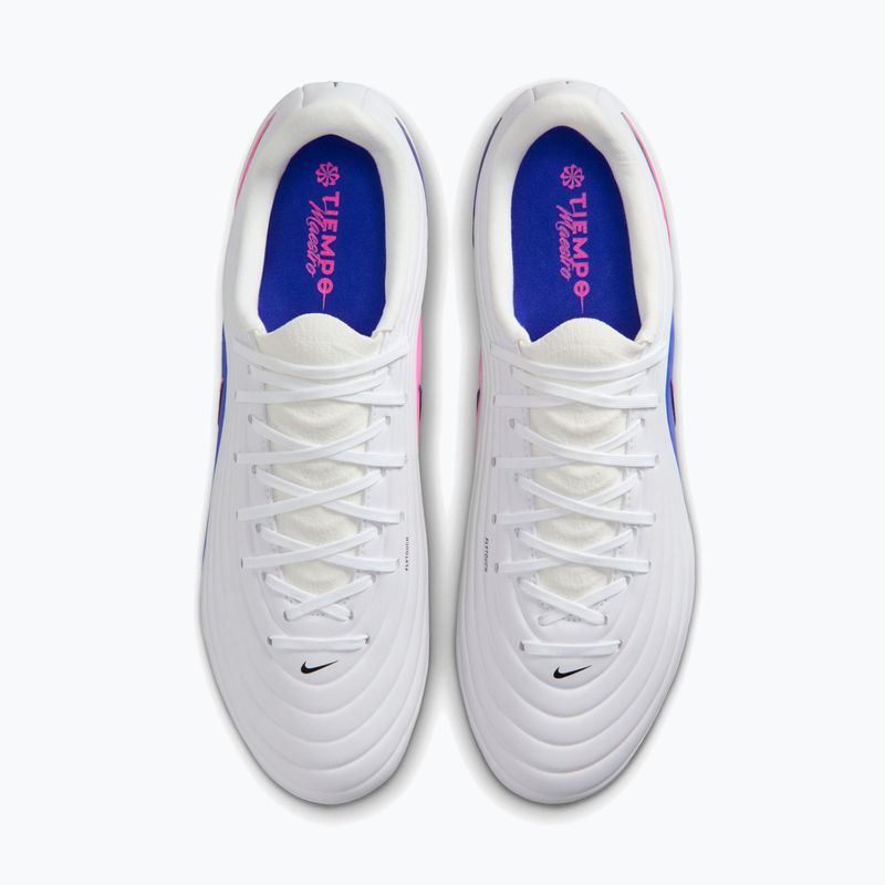 Men's football boots Nike Tiempo Maestro Academy FG/MG white/racer blue/pink blast/black 12