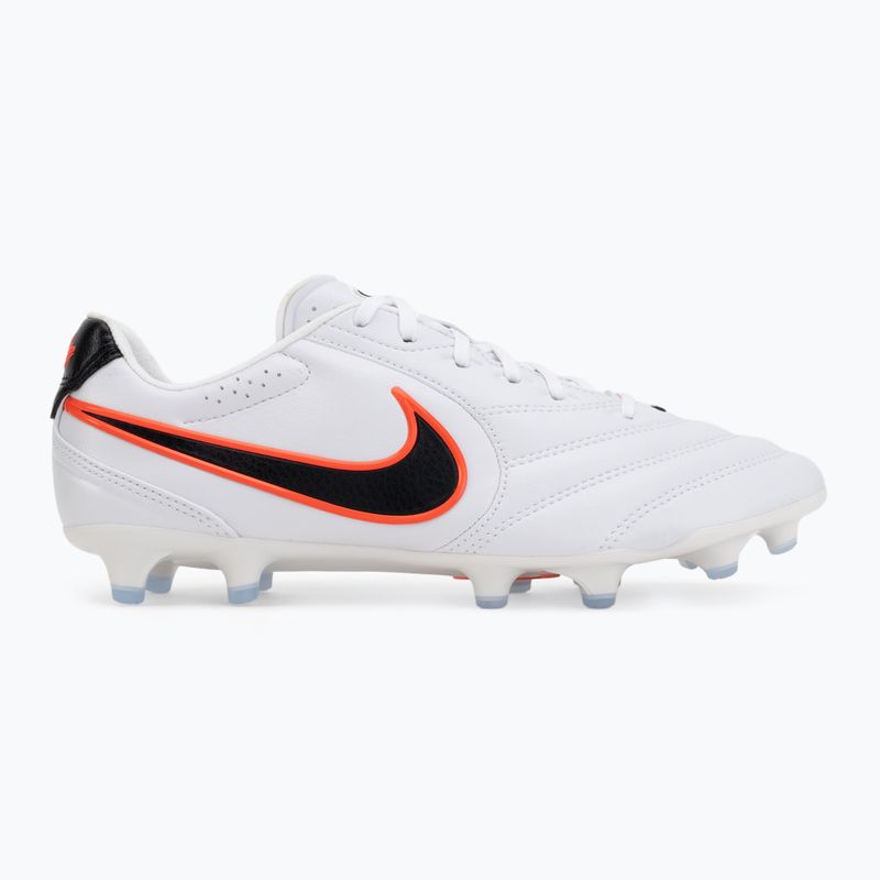 Men's football boots Nike Tiempo Ligera Pro FG white/bright crimson/black 2
