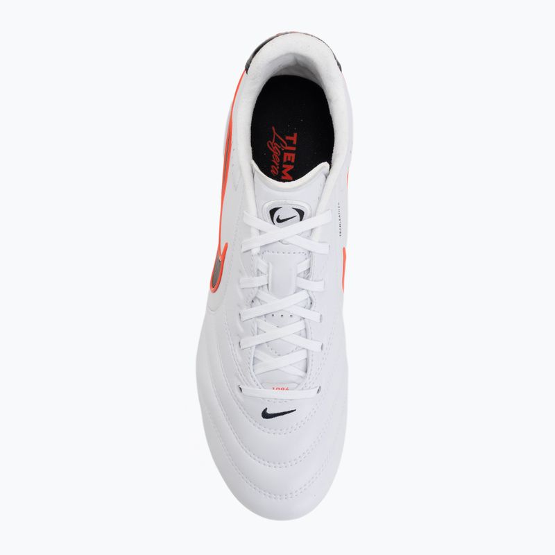 Men's football boots Nike Tiempo Ligera Pro FG white/bright crimson/black 5