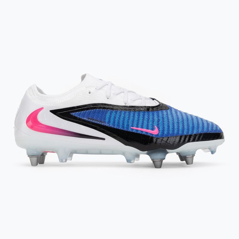 Men's football boots Nike Phantom 6 Low Elite SG-Pro racer blue/white/pink blast 2