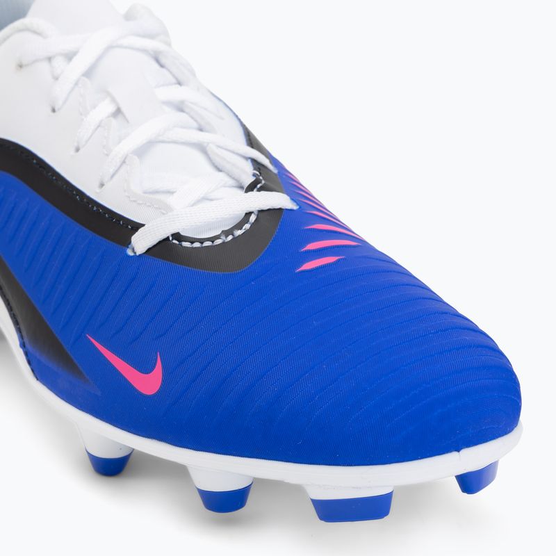 Men's football boots Nike Phantom 6 Low Club FG/MG racer blue/white/pink blast 7