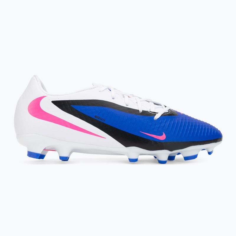 Men's football boots Nike Phantom 6 Low Academy FG/MG racer blue/white/pink blast 2