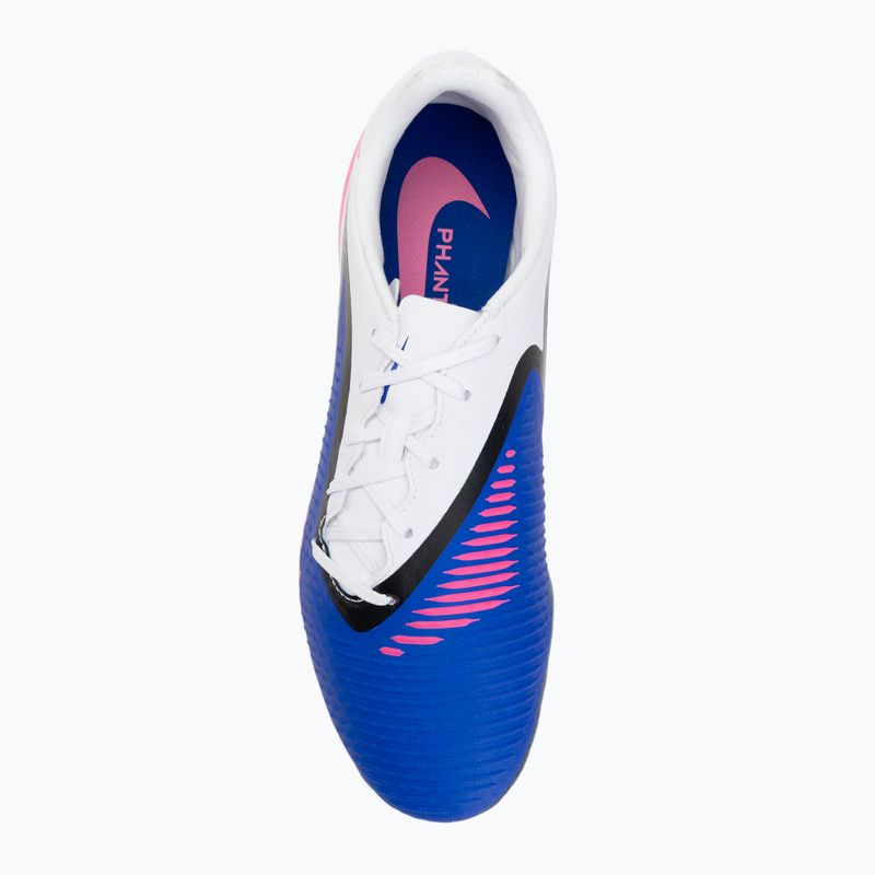 Men's football boots Nike Phantom 6 Low Academy FG/MG racer blue/white/pink blast 5