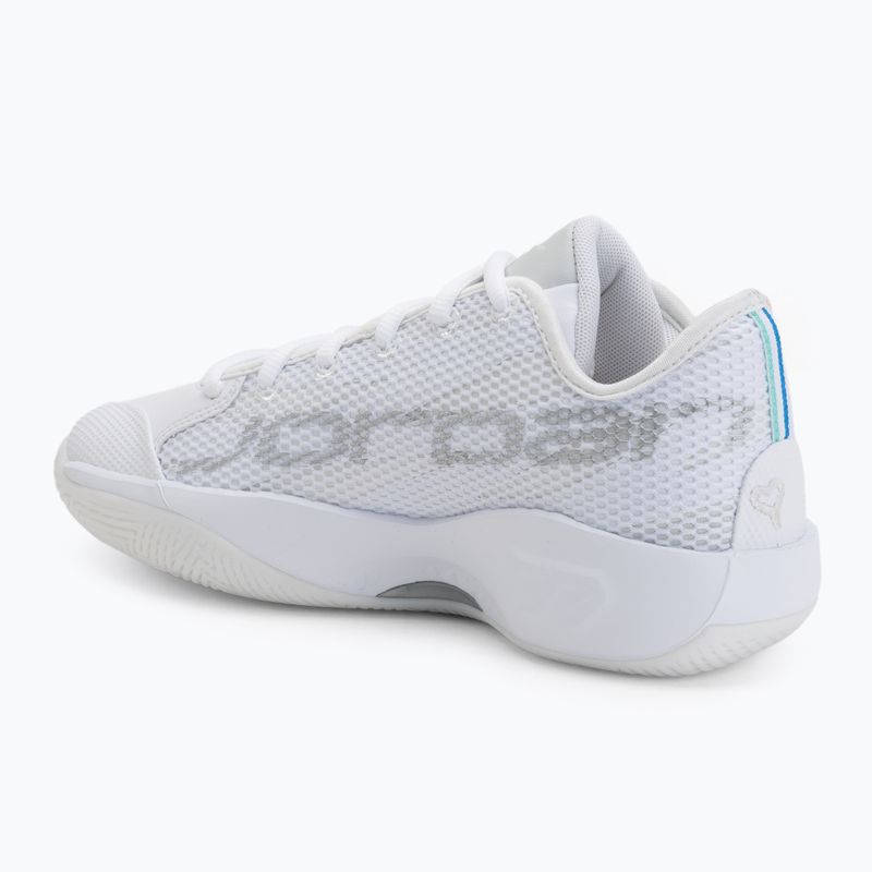 Men's basketball shoes Jordan Luka 77 white/metallic silver/photon dust 3