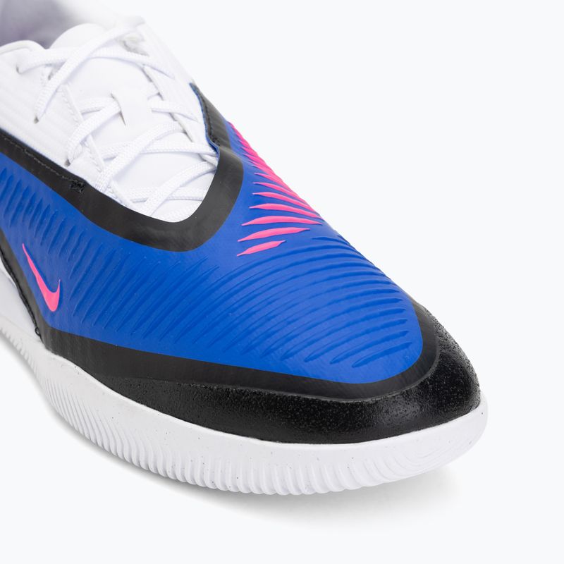Men's football boots Nike Phantom 6 Low Academy IC racer blue/white/pink blast 7