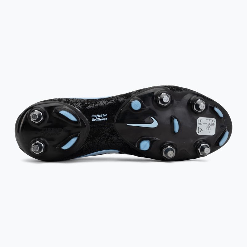 Men's football boots Nike Tiempo Maestro Elite SG-Pro black/ice blue 4