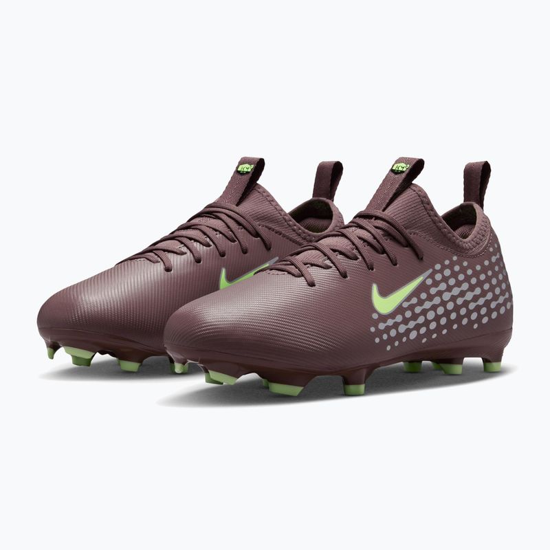 Children's football boots Nike Mercurial Vapor 16 Academy Kylian Mbappe FG/MG plum eclipse/metallic silver 3