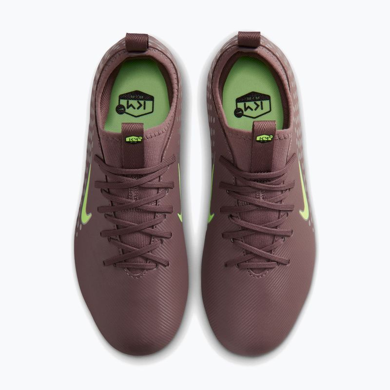Children's football boots Nike Mercurial Vapor 16 Academy Kylian Mbappe FG/MG plum eclipse/metallic silver 5