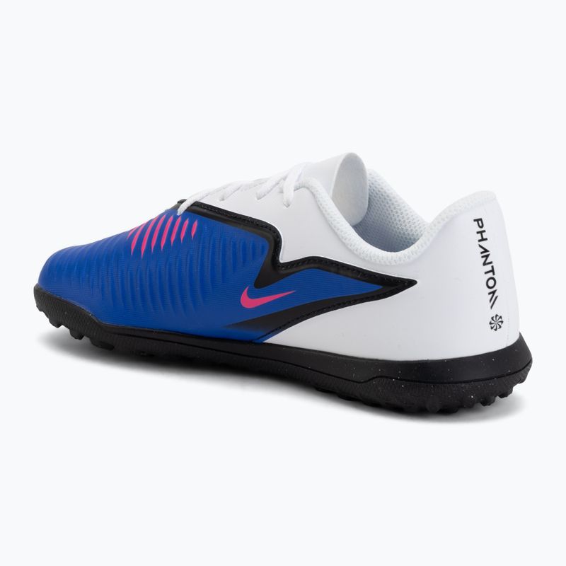 Junior football boots Nike Jr. Phantom 6 Low Club TF racer blue/white/pink blast 3
