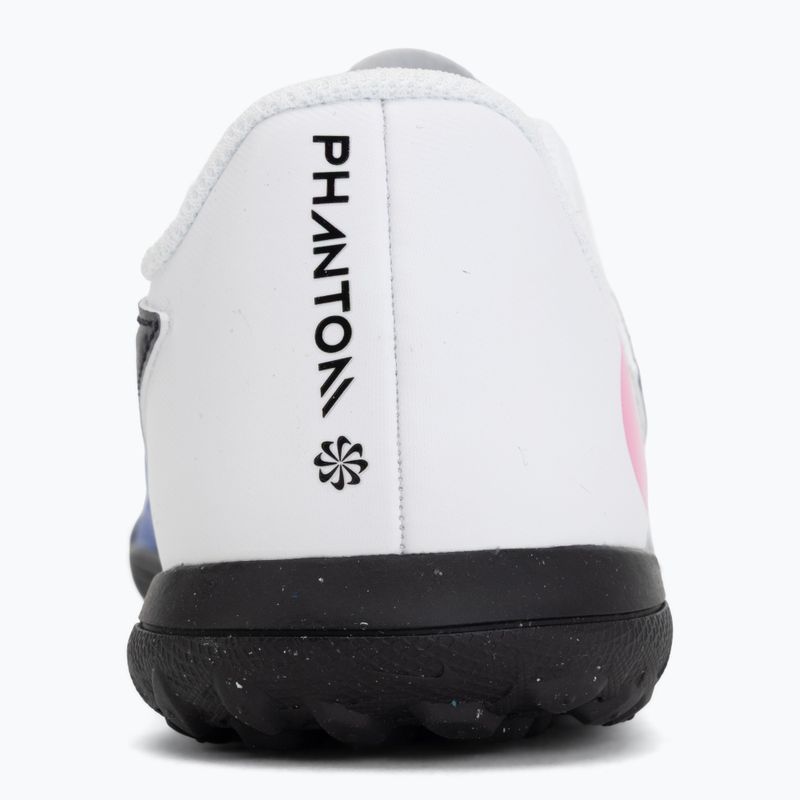 Junior football boots Nike Jr. Phantom 6 Low Club TF racer blue/white/pink blast 6