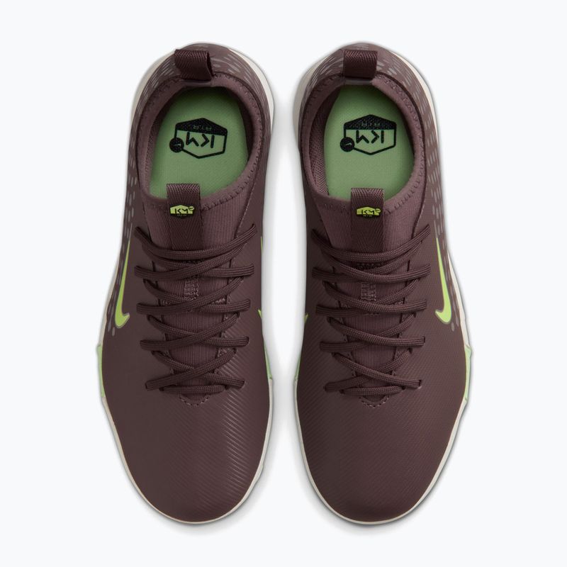 Children's football boots Nike Mercurial Vapor 16 Academy Kylian Mbappe TF plum eclipse/metallic silver 5