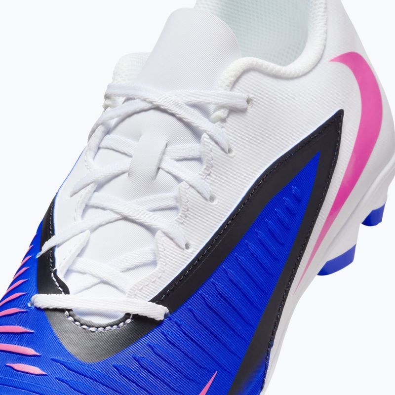 Men's football boots Nike Phantom 6 Low Club FG/MG racer blue/white/pink blast 8