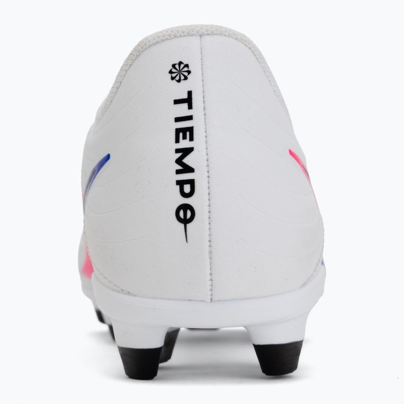 Children's football boots Nike Tiempo Maestro Club Jr FG/MG white/racer blue/pink blast/black 6