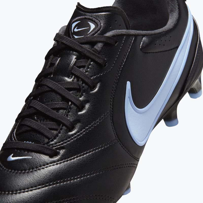 Men's football boots Nike Tiempo Ligera Pro FG black/ice blue/obsidian 8