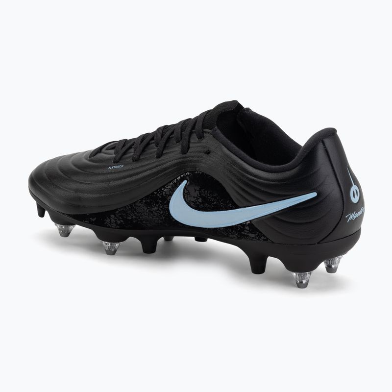Men's football boots Nike Tiempo Maestro Acad SG-Pro AC black/ice blue 3
