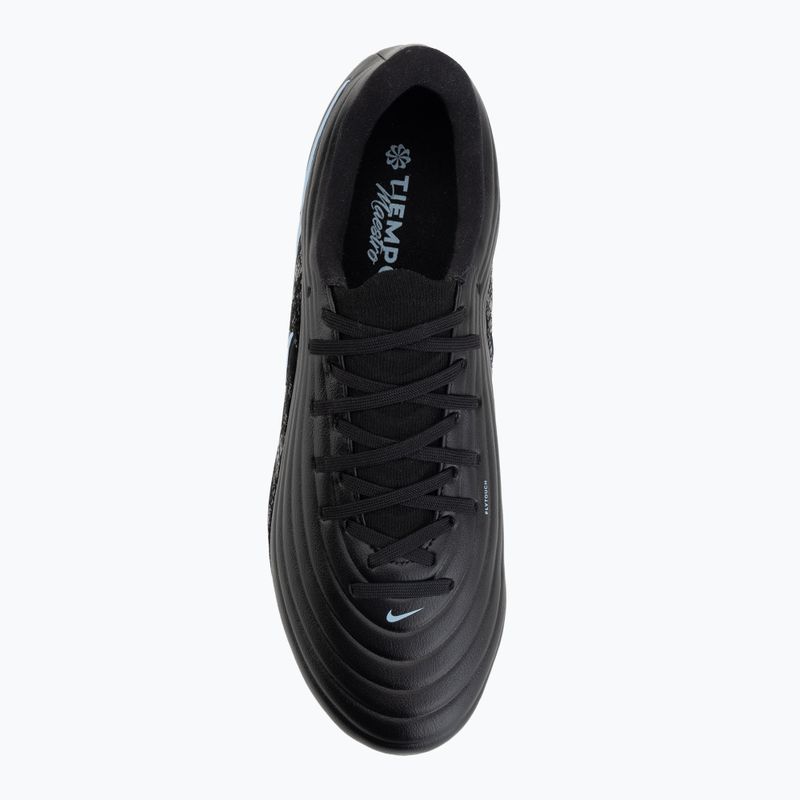 Men's football boots Nike Tiempo Maestro Acad SG-Pro AC black/ice blue 5