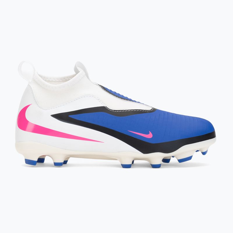 Children's football boots Nike Jr. Phantom 6 High Academy FG/MG racer blue/white/pink blast 2
