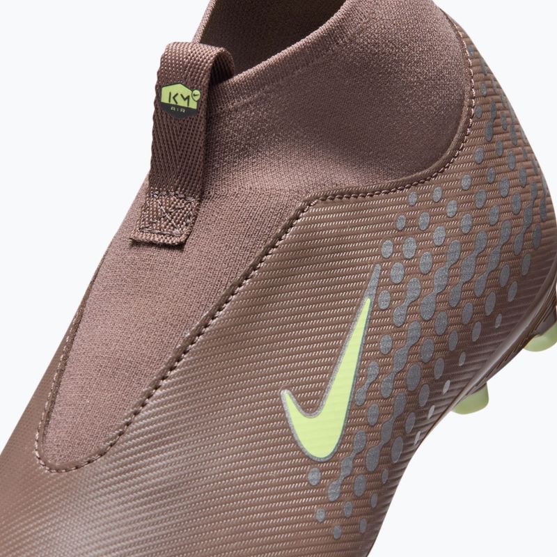 Children's football boots Nike Mercurial Superfly 10 Academy "Kylian Mbappé" Jr FG plum eclipse/metallic silver 7