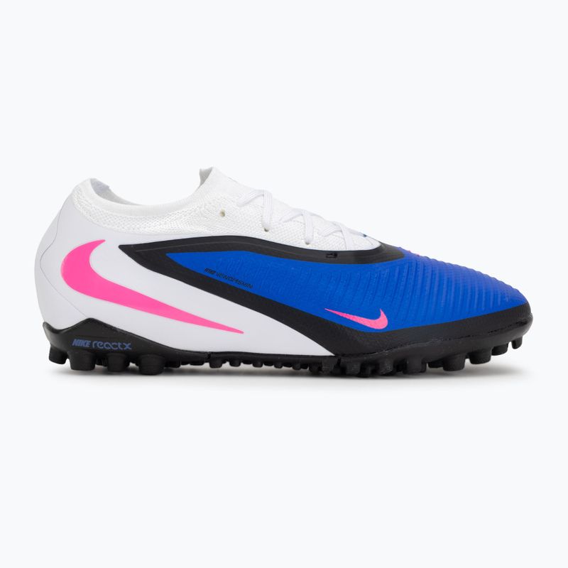 Men's football boots Nike Phantom 6 Low Pro TF racer blue/white/pink blast 2