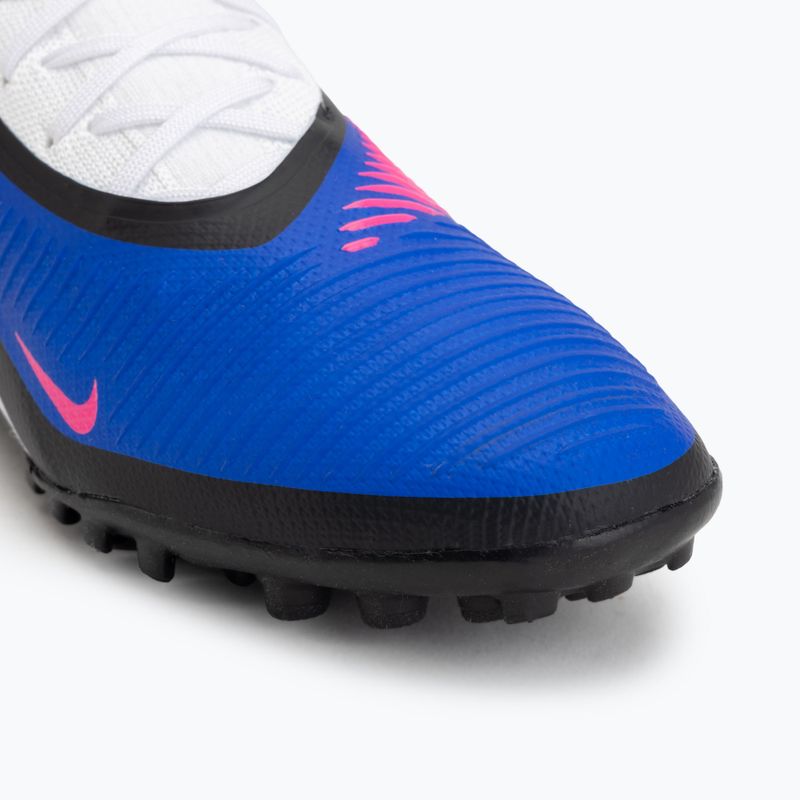 Men's football boots Nike Phantom 6 Low Pro TF racer blue/white/pink blast 7