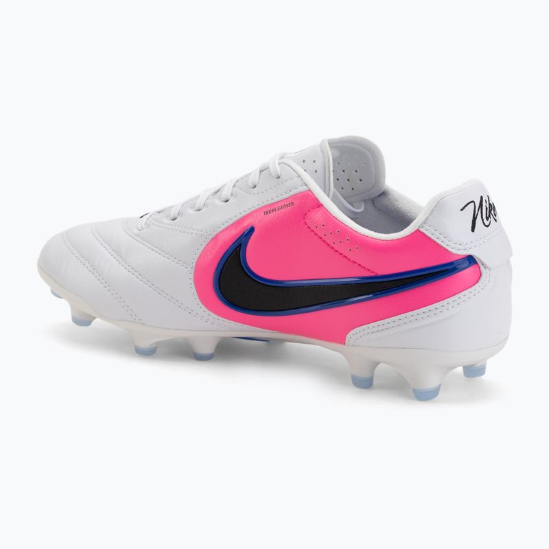 Men's football boots Nike Tiempo Ligera Pro FG white/racer blue/pink blast/black 3