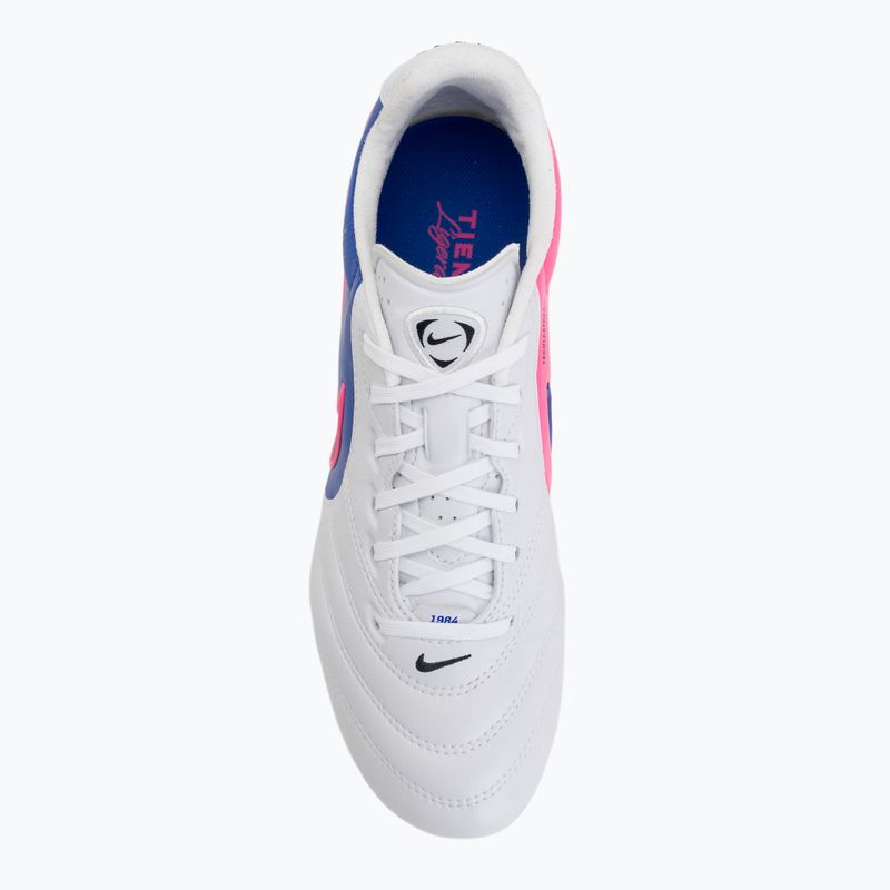 Men's football boots Nike Tiempo Ligera Pro FG white/racer blue/pink blast/black 5