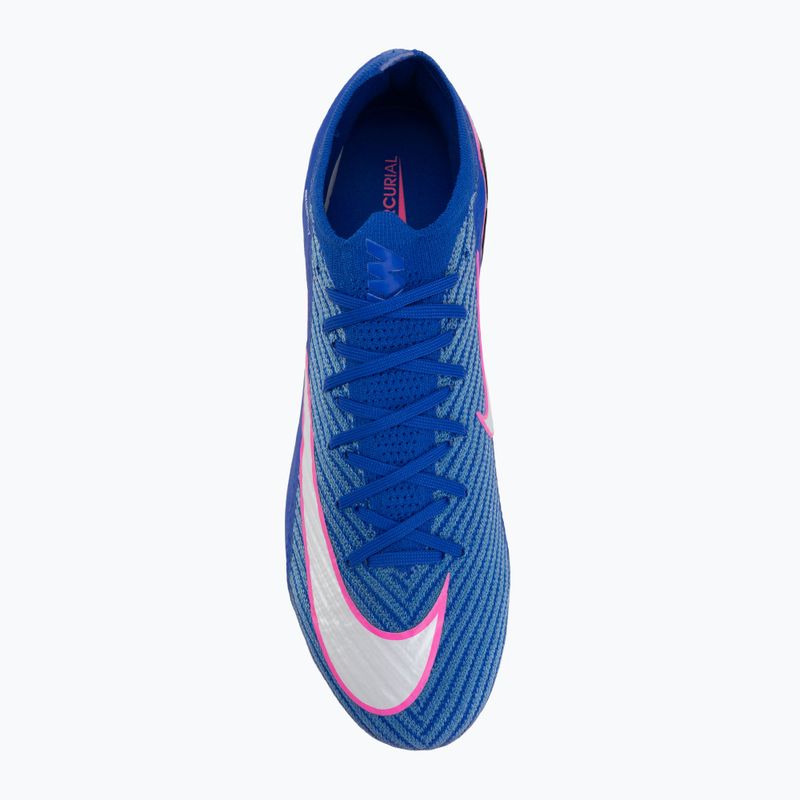 Men's football boots Nike Mercurial Vapor 16 Elite SG racer blue/white 5
