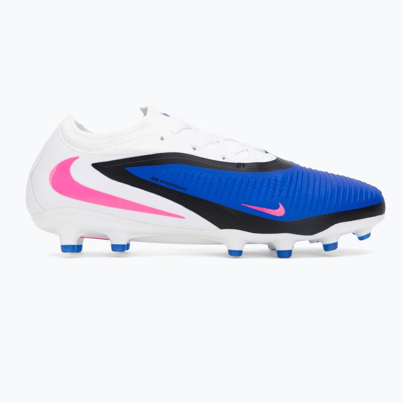Men's football boots Nike Phantom 6 Low Pro AG racer blue/white/pink blast 2