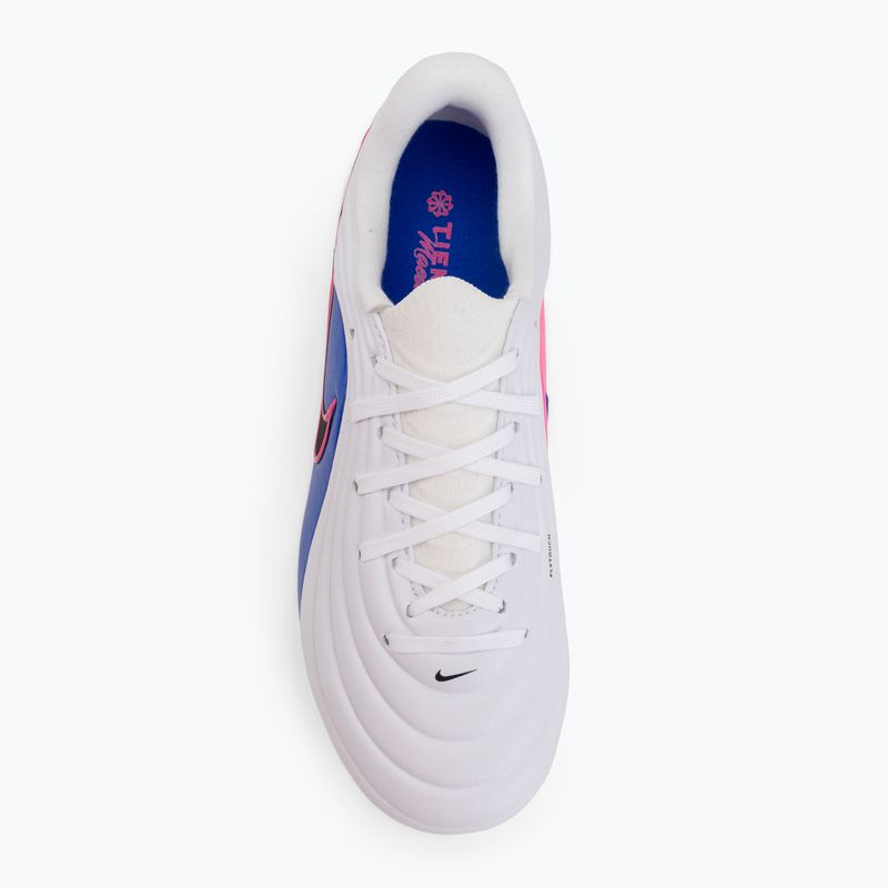 Children's football boots Nike Tiempo Maestro Academy Jr FG/MG white/racer blue/pink blast/black 5