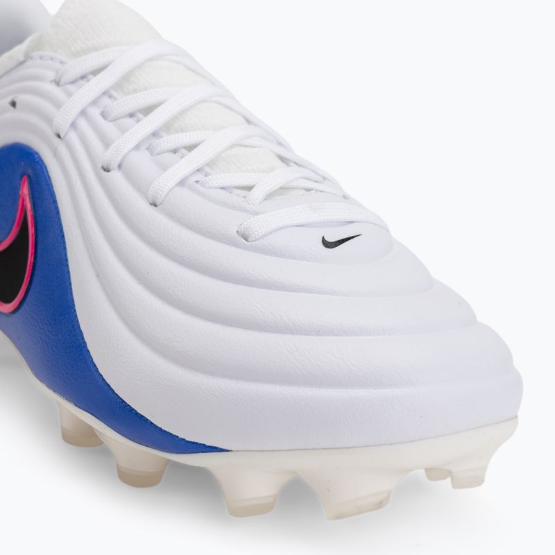 Children's football boots Nike Tiempo Maestro Academy Jr FG/MG white/racer blue/pink blast/black 7