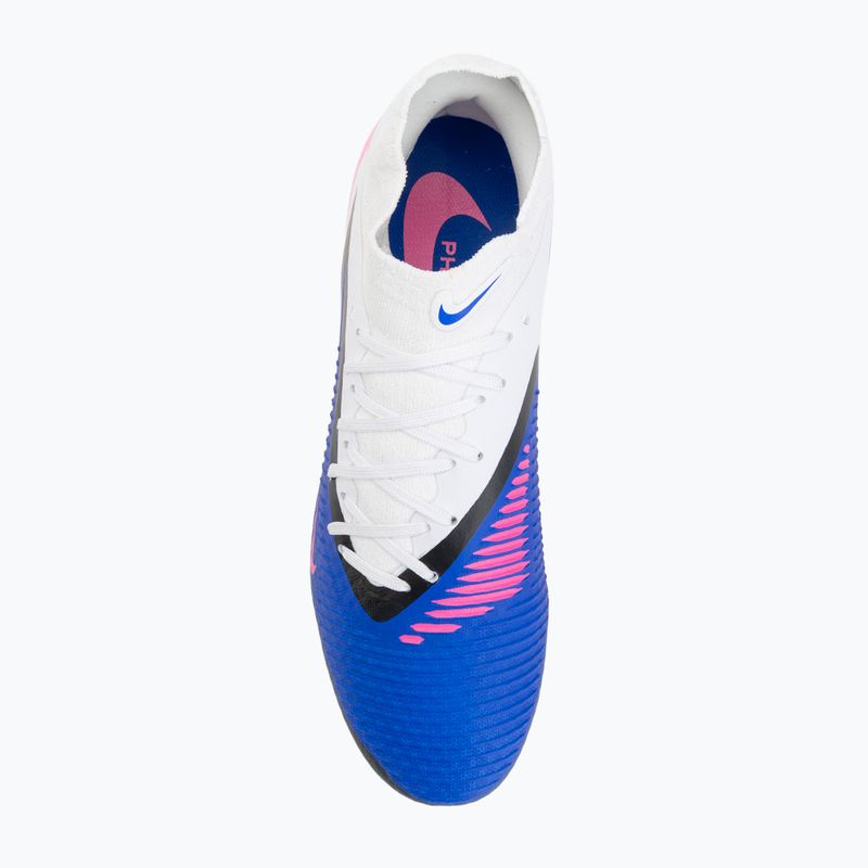 Men's football boots Nike Phantom 6 High Academy FG/MG racer blue/white/pink blast 5
