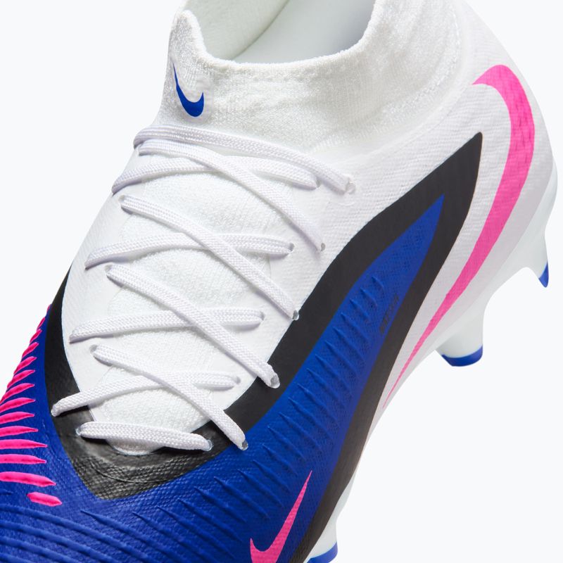 Men's football boots Nike Phantom 6 High Academy FG/MG racer blue/white/pink blast 8