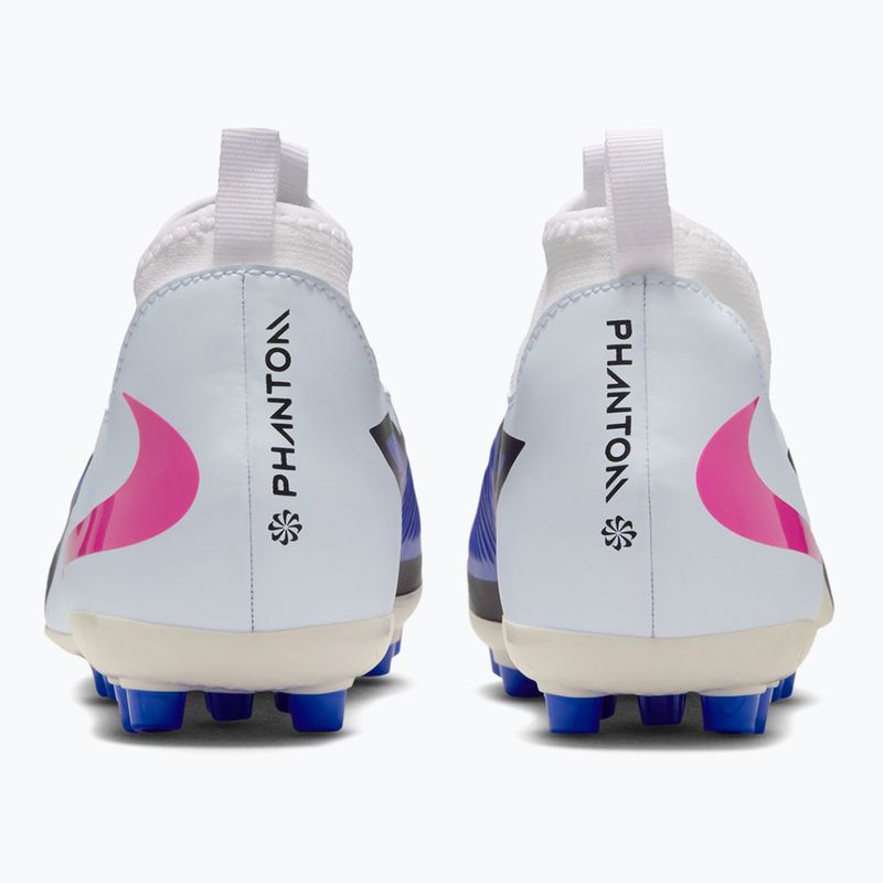 Children's football boots Nike Jr. Phantom 6 High Academy FG/MG racer blue/white/pink blast 11