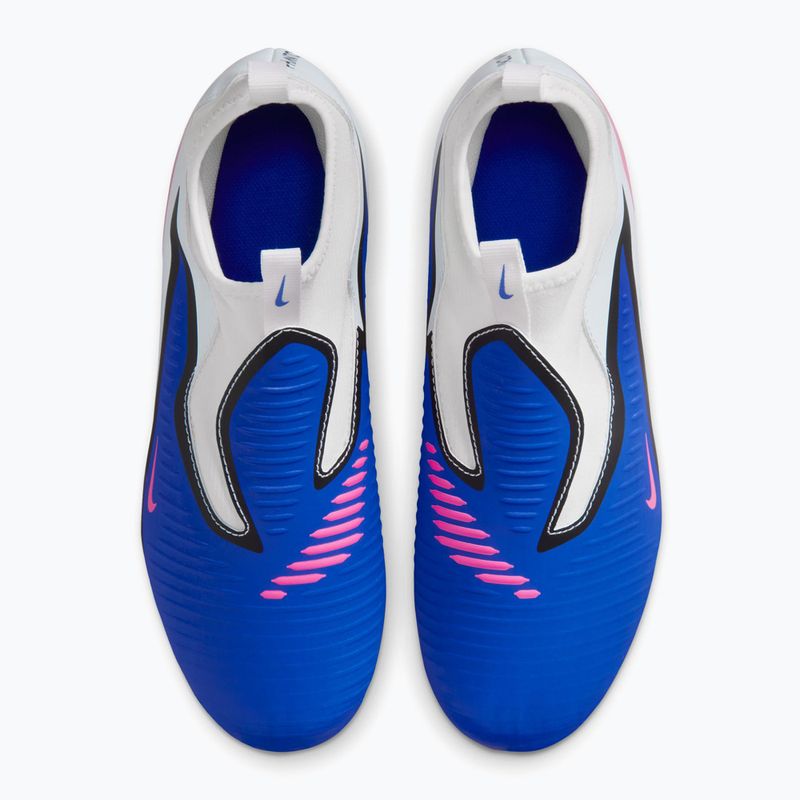 Children's football boots Nike Jr. Phantom 6 High Academy FG/MG racer blue/white/pink blast 13