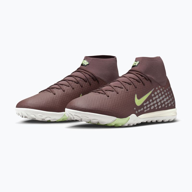Men's football boots Nike Mercurial Superfly 10 Academy Kylian Mbappé TF plum eclipse/metallic silver 3