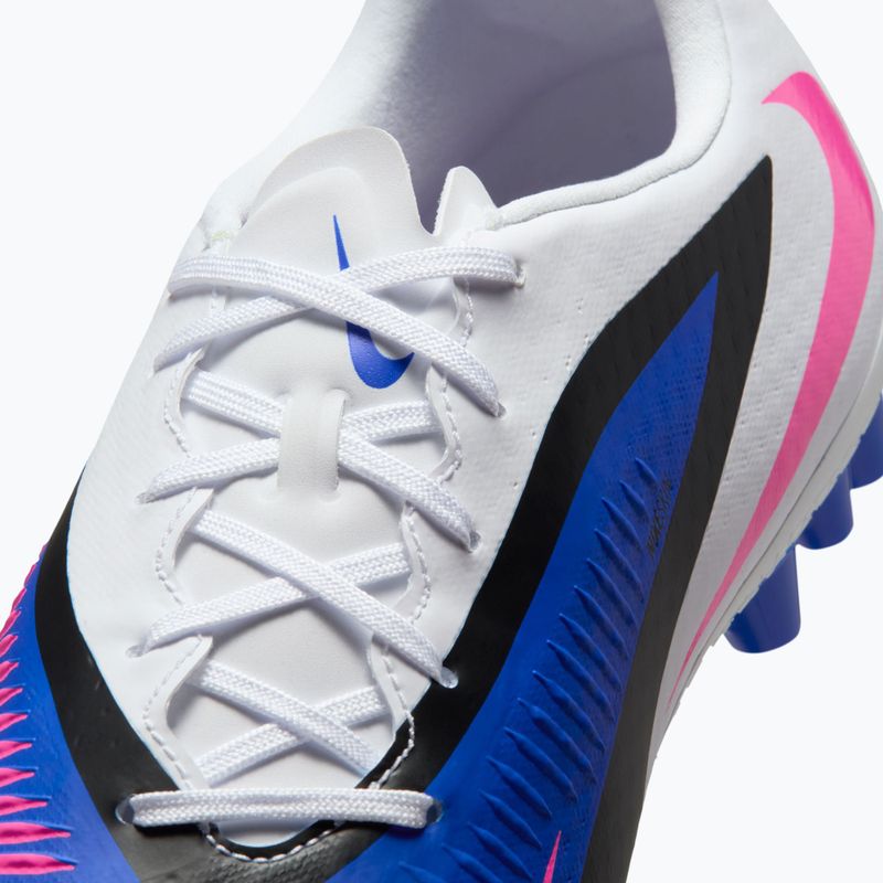 Men's football boots Nike Phantom 6 Low Academy AG racer blue/white/pink blast 8