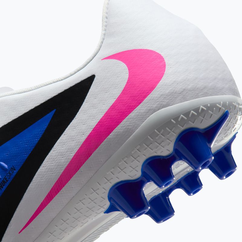 Men's football boots Nike Phantom 6 Low Academy AG racer blue/white/pink blast 10