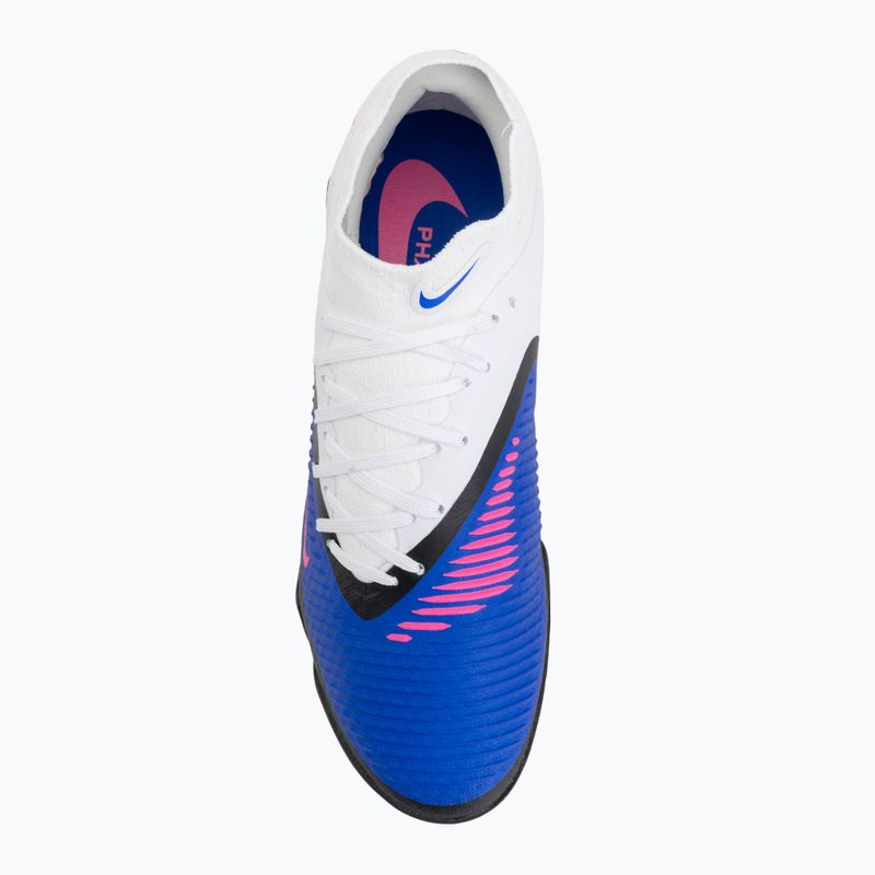 Men's football boots Nike Phantom 6 High Academy TF racer blue/white/pink blast 5