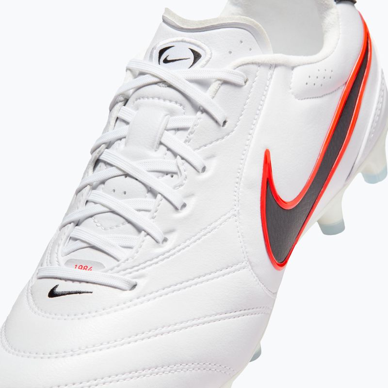 Men's football boots Nike Tiempo Ligera Pro FG white/bright crimson/black 8