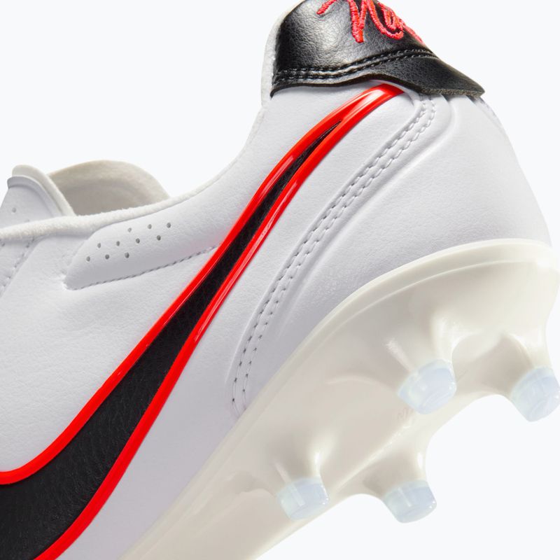 Men's football boots Nike Tiempo Ligera Pro FG white/bright crimson/black 9