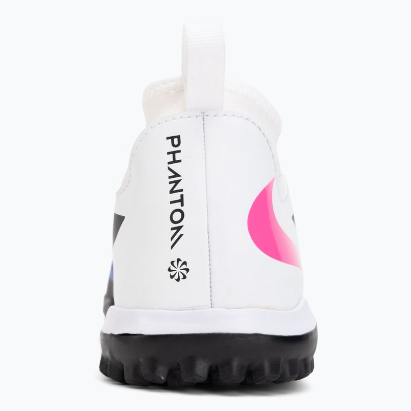 Children's football boots Nike Phantom 6 High Academy TF racer blue/white/pink blast 6