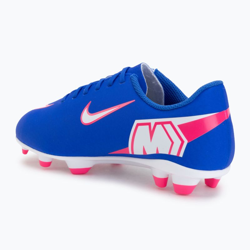 Children's football boots Nike Mercurial Vapor 16 Club FG/MG racer blue/white 3