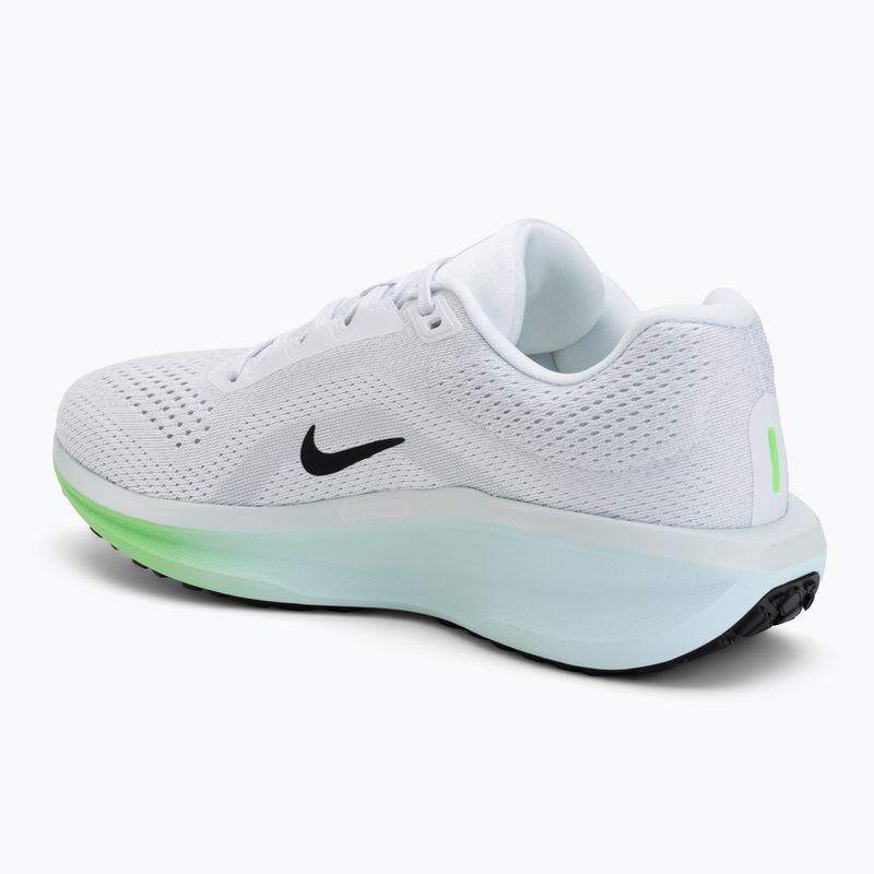 Men's running shoes Nike Winflo 11 white/glacier blue/green strike/black 3