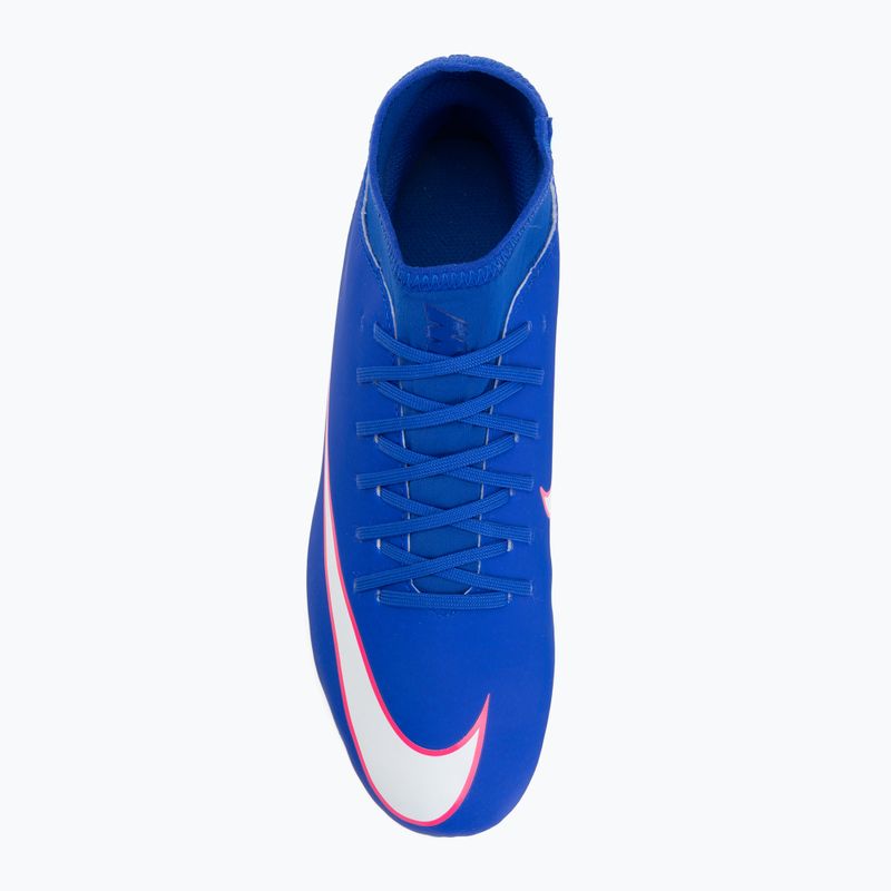 Men's football boots Nike Mercurial Superfly 10 Club FG/MG racer blue/white 5