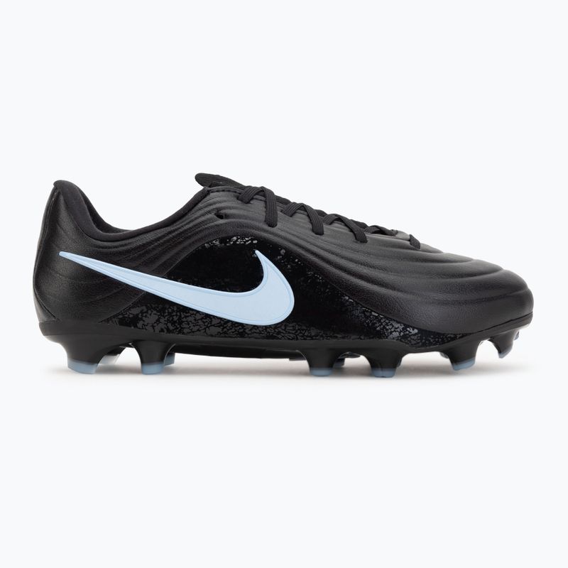 Children's football boots Nike Tiempo Maestro Academy Jr FG/MG black/ice blue 2
