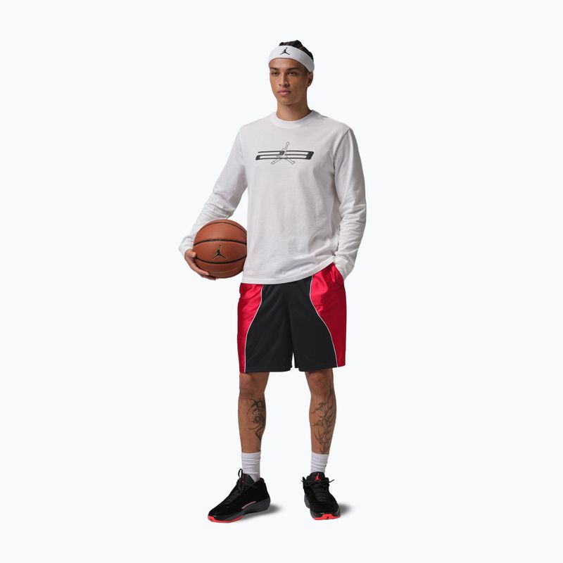 Men's basketball shorts Nike Jordan Sport black/white/gym red 2