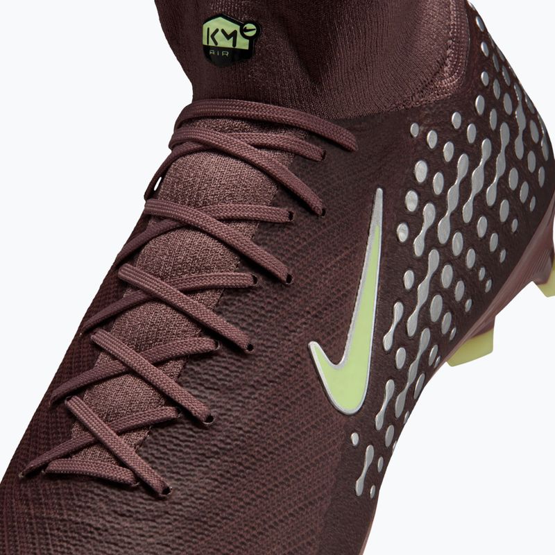 Men's football boots Nike Zoom Superfly 10 Pro Kylian Mbappe FG plum eclipse/metallic silver 4