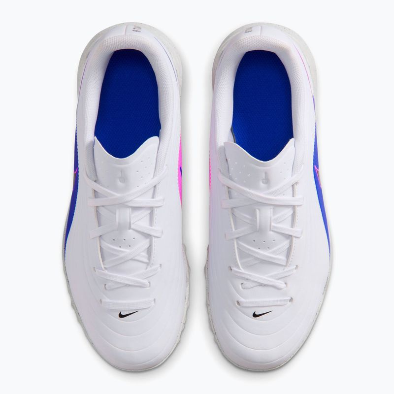 Children's football boots Nike Tiempo Maestro Club Jr TF white/racer blue/pink blast/black 13
