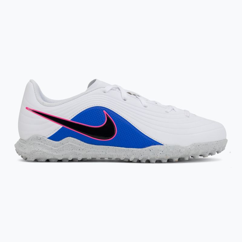 Children's football boots Nike Tiempo Maestro Club Jr TF white/racer blue/pink blast/black 2
