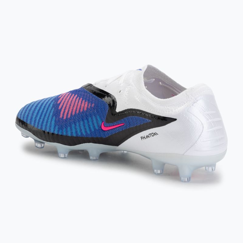 Men's football boots Nike Phantom 6 Low Elite AG-Pro racer blue/white/pink blast 3